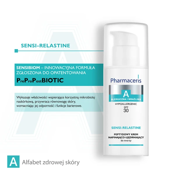 PHARMACERIS A SENSI-RELASTINE-E Krem napinająco - ujędrniający, 50 ml 5