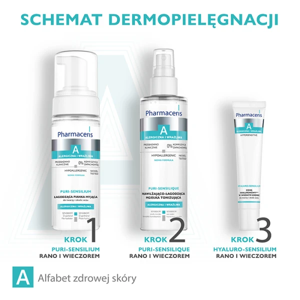 PHARMACERIS A Hyaluro-D Sensilium Kwas hialuronowy di-6 w wodnym kremie, 40 ml 5