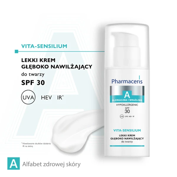 PHARMACERIS A VITA-SENSILIUM Krem do twarzy nawilżający SPF30, 50 ml 2