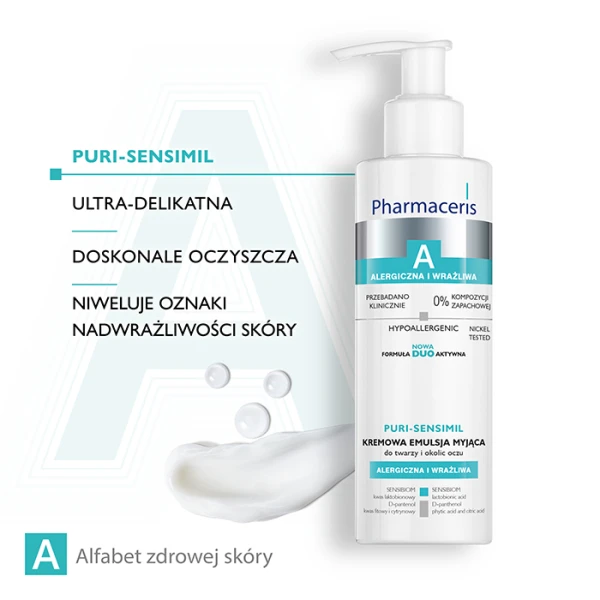 PHARMACERIS A PURI-SENSIMIL Emulsja myjąca do twarzy i okolic oczu, 190 ml 3