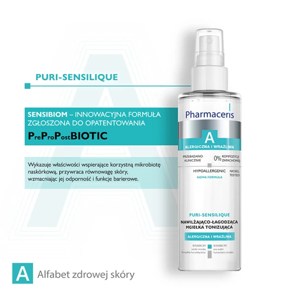 PHARMACERIS A PURI-SENSILIQUE Mgiełka nawilżająco-łagodząca, 200 ml 4