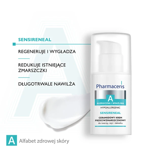 PHARMACERIS A SENSIRENEAL Krem przeciwzmarszczkowy do twarzy, szyi i dekoltu, 30 ml 4
