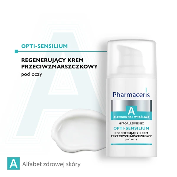 PHARMACERIS A OPTI-SENSILIUM Krem przeciwzmarszczkowy pod oczy regenerujący, 15 ml 1