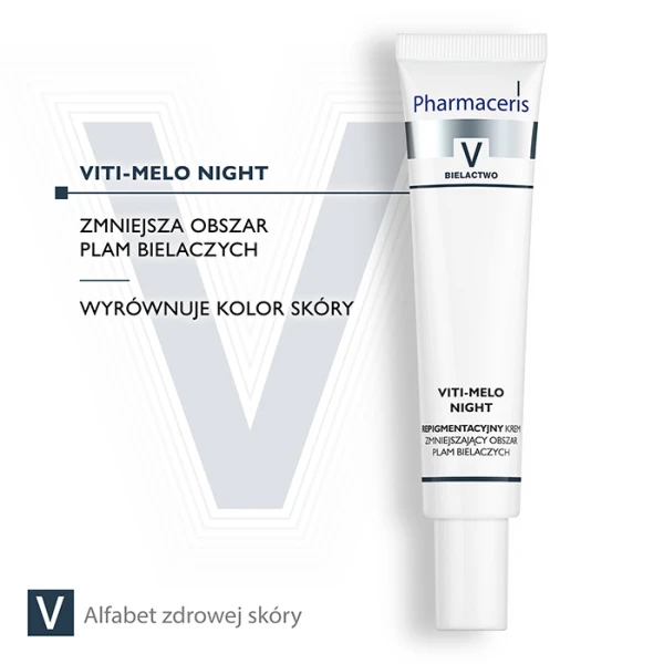 PHARMACERIS V VITI-MELO NIGHT Krem pigmentacyjny, 40 ml 4