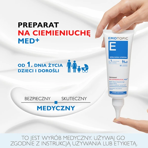 EMOTOPIC Med+ Preparat na ciemieniuchę krem, 75 ml 2