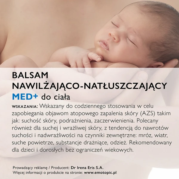 EMOTOPIC Med+ Balsam do ciała nawilżająco-natłuszczający, 400 ml 5