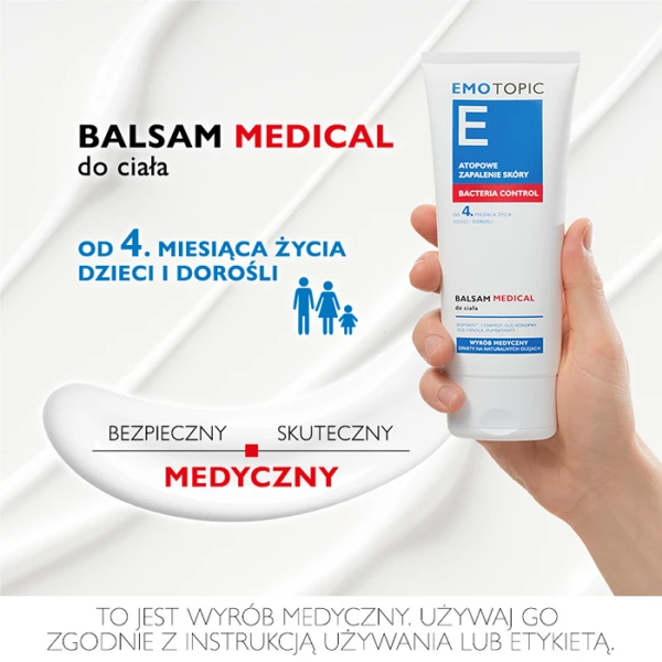 EMOTOPIC Bacteria Control Balsam do ciała, 200 ml 1
