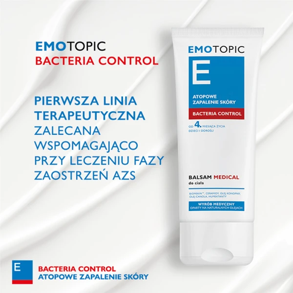 EMOTOPIC Bacteria Control Balsam do ciała, 200 ml 3