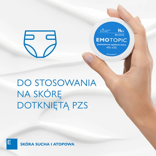 EMOTOPIC Med+ Krem pieluszkowe zapalenie skóry, AZS, ŁSZ barierowy, 75 ml 4