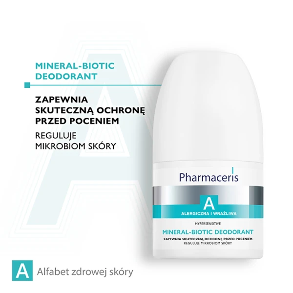 PHARMACERIS A Hypersensitive Mineral-Biotic Deodorant, 50 ml 1