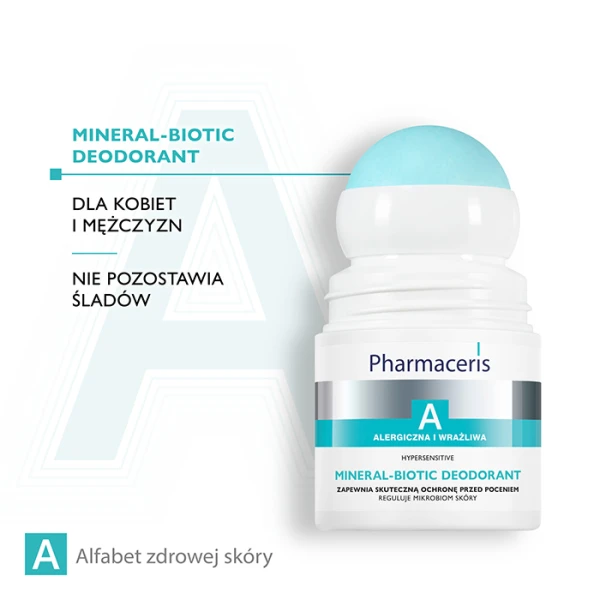 PHARMACERIS A Hypersensitive Mineral-Biotic Deodorant, 50 ml 2