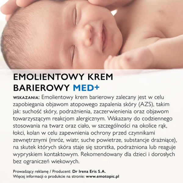 EMOTOPIC Med+ Krem do twarzy i ciała barierowy, 75 ml 5