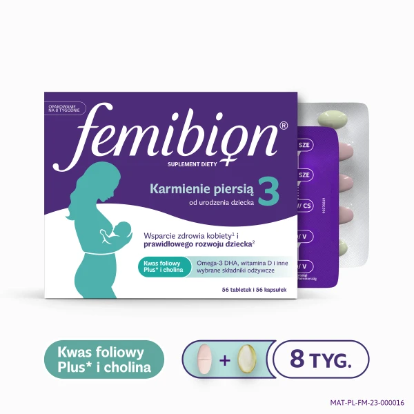 FEMIBION 3 Karmienie Piersią 56 tabletek + 56 kapsułek 2