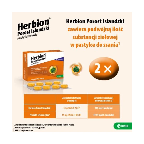HERBION POROST ISLANDZKI, 24 pastylek do ssania 2