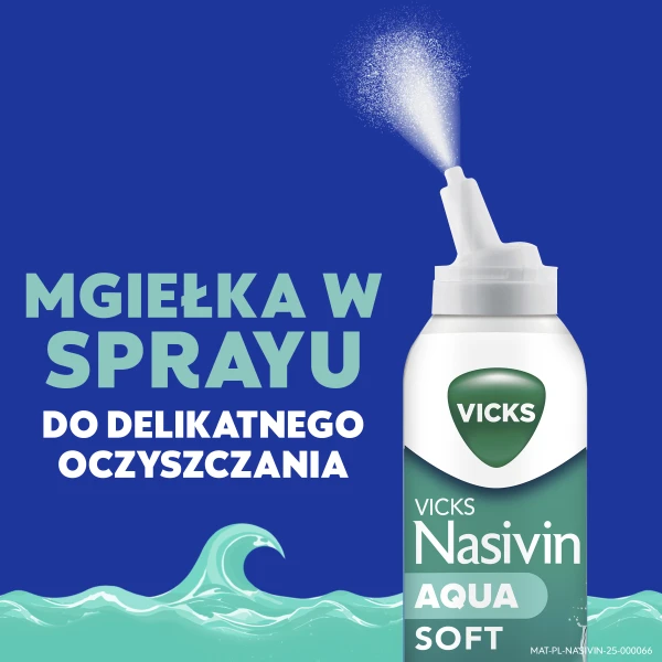 Vicks Nasivin Aqua Soft Izotoniczna Woda Morska, spray do nosa 3w1, powyżej 1. roku życia, 120 ml 3