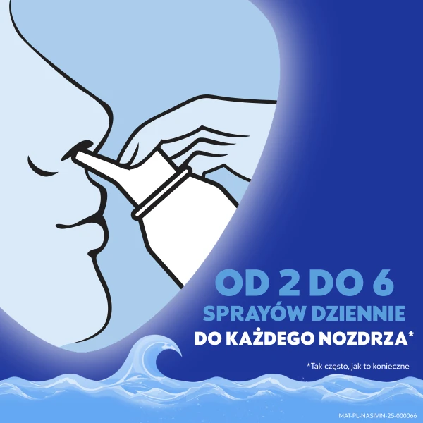 Vicks Nasivin Aqua Forte Izotoniczna Woda Morska, spray do nosa 3w1, powyżej 3 roku życia, 120 ml 6