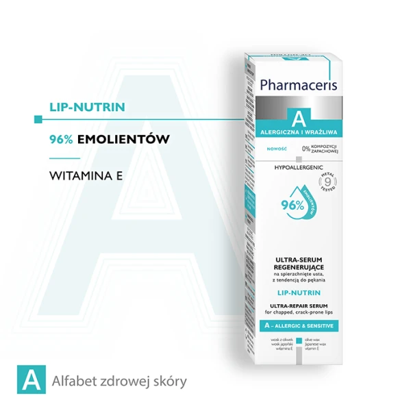 Pharmaceris A ULTRA-SERUM REGENERUJĄCE na spierzchnięte usta, z tendencją do pękania, 15 ml 2