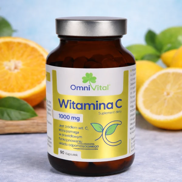Omni Vital Witamina C 1000mg, 90 kapsułek 1