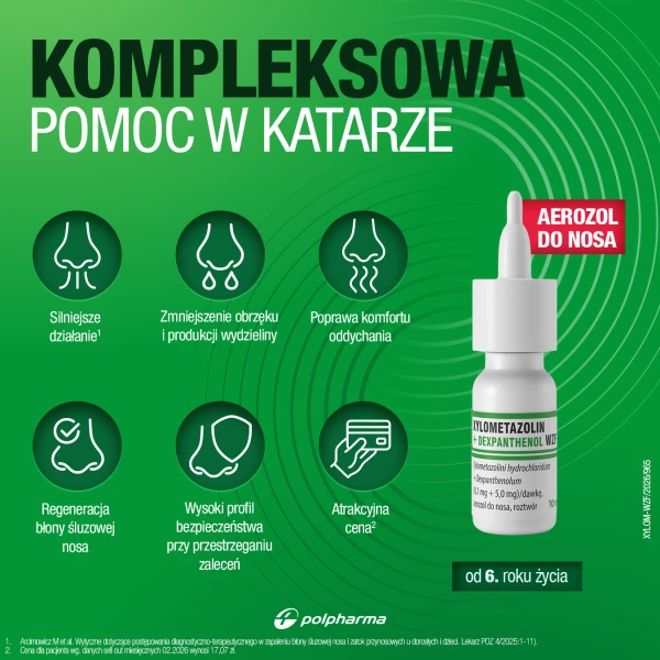 Xylometazolin + Dexpanthenol WZF, 10 ml 2