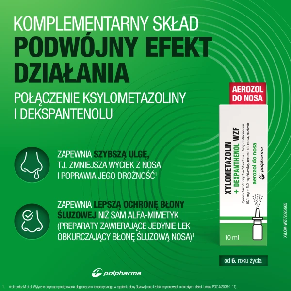 Xylometazolin + Dexpanthenol WZF, 10 ml 3