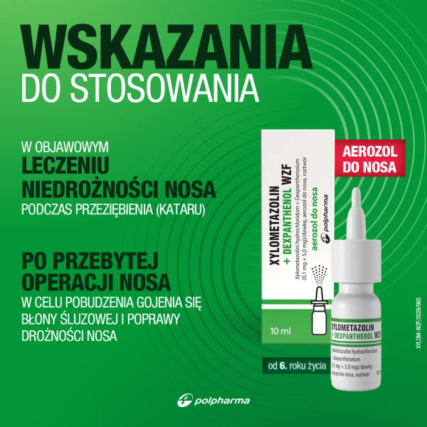 Xylometazolin + Dexpanthenol WZF, 10 ml 4