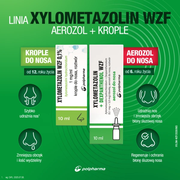 Xylometazolin + Dexpanthenol WZF, 10 ml 6