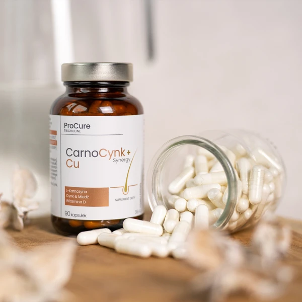 ProCure Tricholine CarnoCynk+ Cu Synergy, 90 kapsułek 3