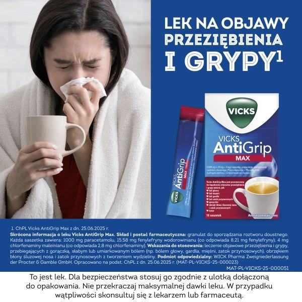 Vicks Antigrip Max 10 saszetek 2