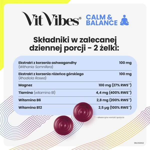 Vit Vibes Calm & Balance, 60 szt. 7