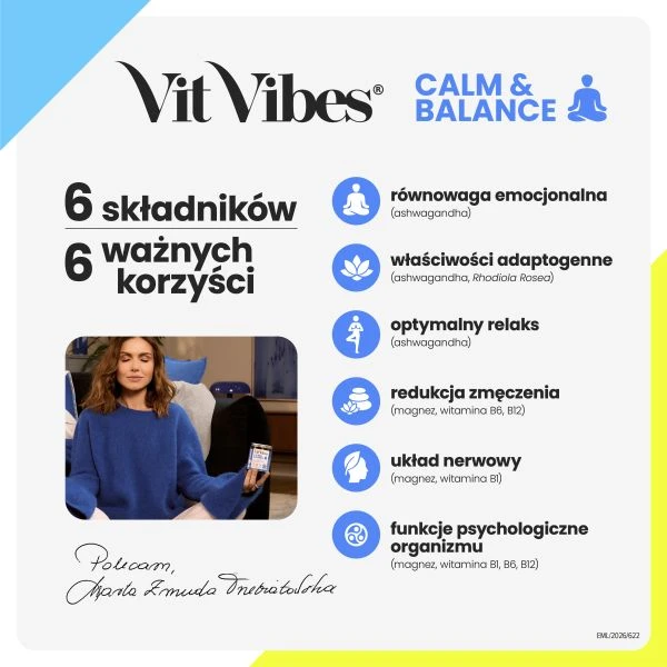Vit Vibes Calm & Balance, 60 szt. 8