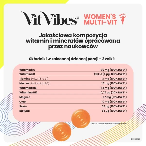 Vit Vibes Women's Multi-Vit, 60szt. 6