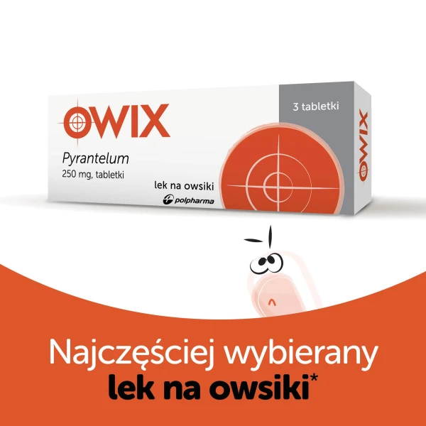 Pyrantelum OWIX 0,25g 3 tabletki 1