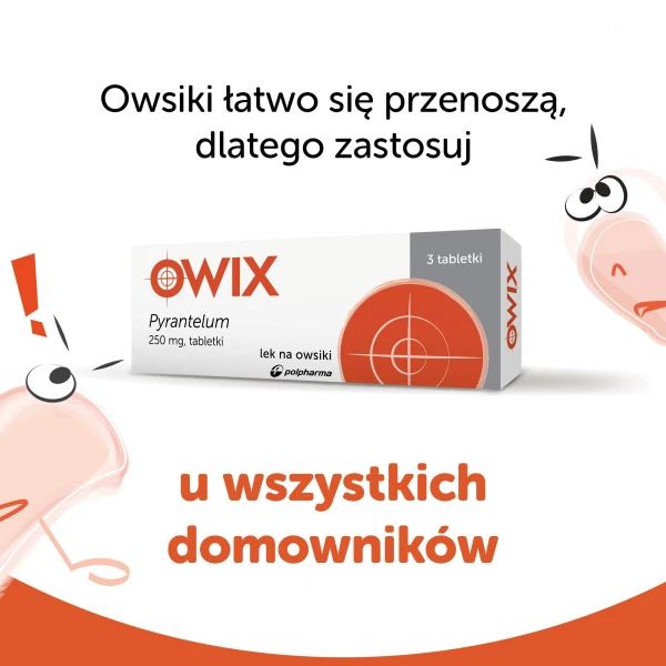 Pyrantelum OWIX 0,25g 3 tabletki 4