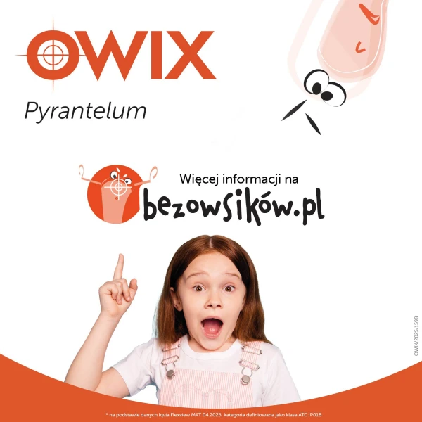 Pyrantelum OWIX 0,25g 3 tabletki 6