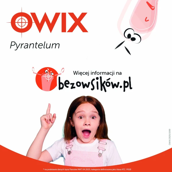 Pyrantelum OWIX zawiesina doustna 0,25g/5ml 15 ml 5