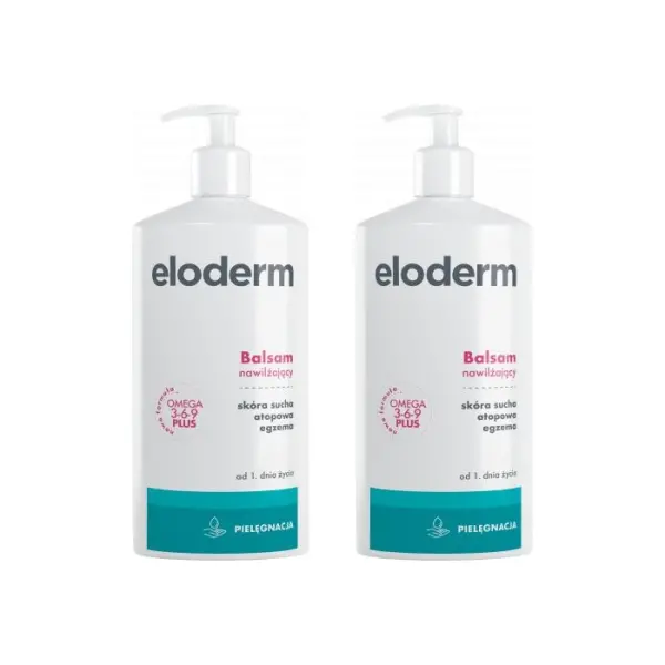 2 x ELODERM Balsam nawilżający, 400 ml