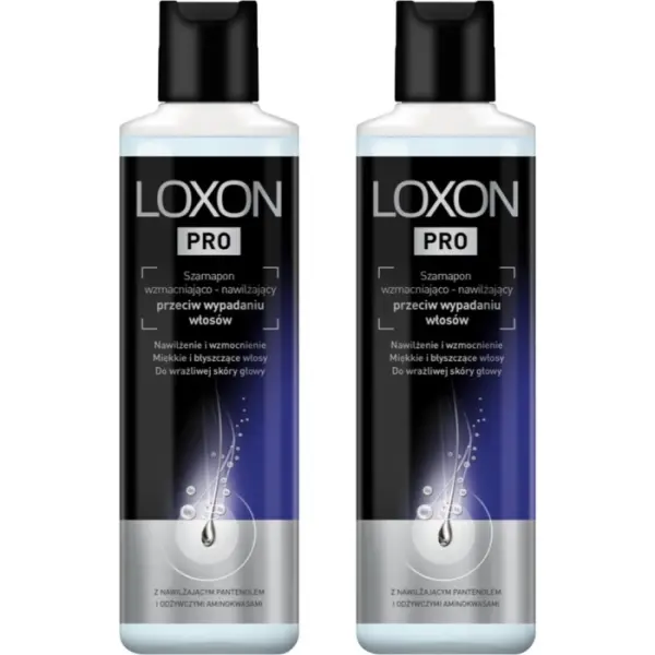 2 x LOXON PRO Szampon przeciw wypadaniu włosów, 250 ml