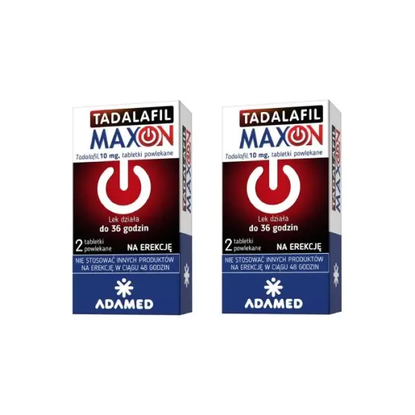 2 x Tadalafil Maxon 0,01g 2 tabletki 