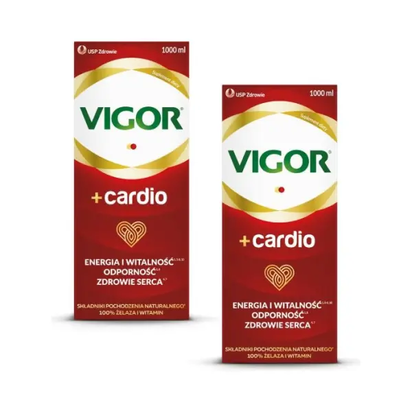 2 x VIGOR+ CARDIO płyn, 1000 ml