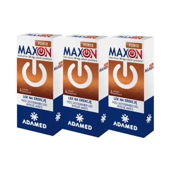 3 x Maxon Forte 50 mg 4 tabletki