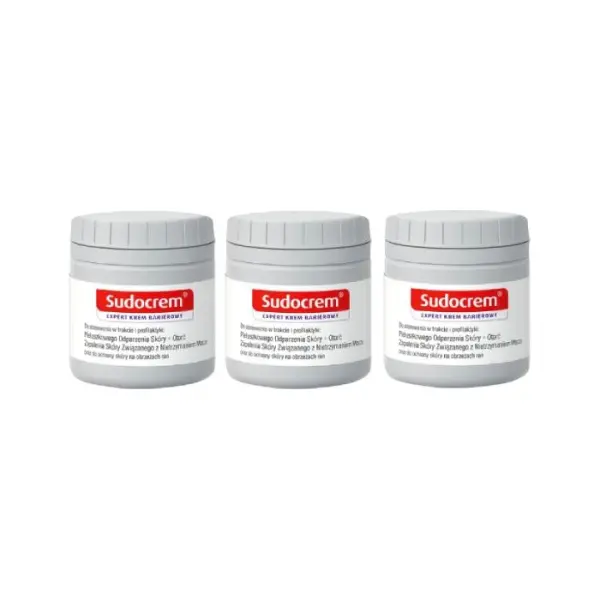 3 x SUDOCREM EXPERT Krem barierowy 60g