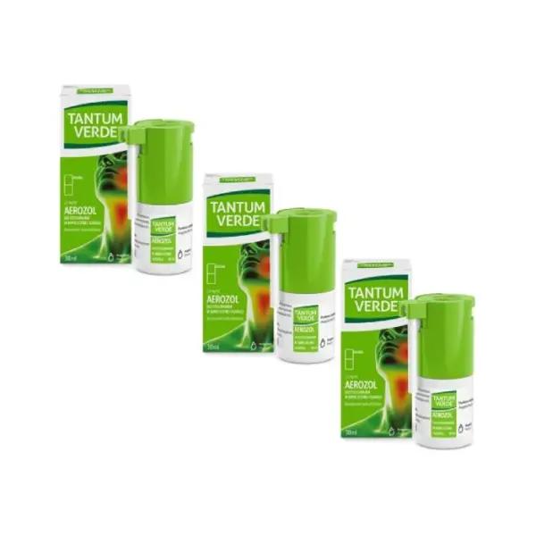 3 x Tantum Verde aerozol do stosowania w jamie ustnej 30 ml