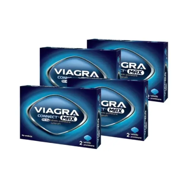 4 x Viagra Connect Max 50mg 2 tabletki