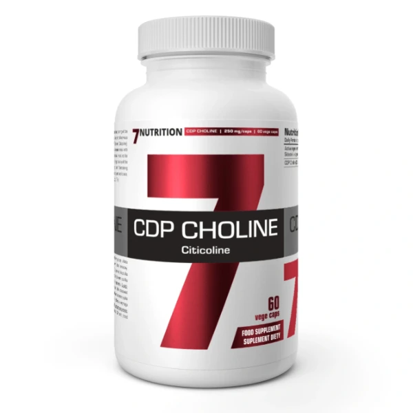 7Nutrition CDP Choline, 250 mg, 60 kaps.