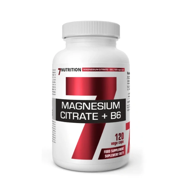 7Nutrition Magnesium + B6, 120 kaps.