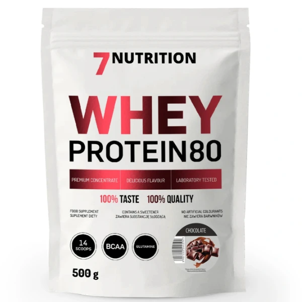 7Nutrition Whey Protein 80 Białko czekoladowe, 500 g