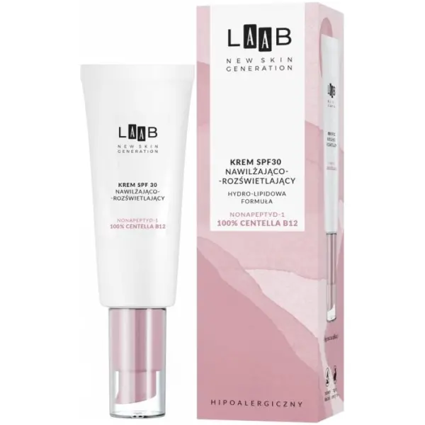 AA LAAB Krem SPF30 nawilżająco-rozświetlający, 40 ml