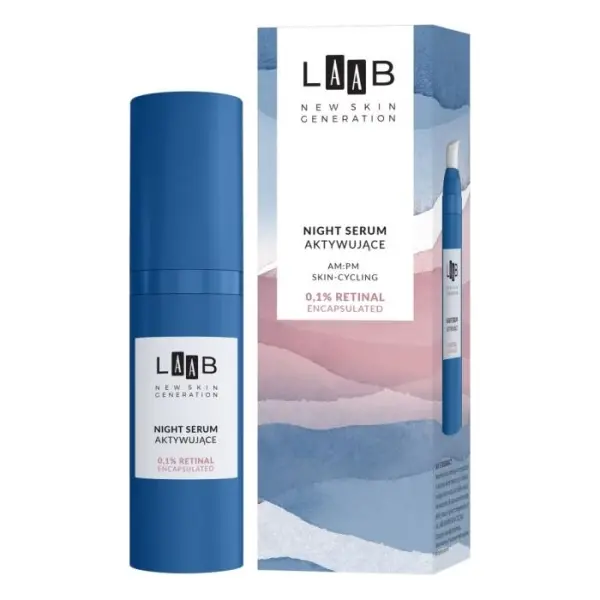 AA Skincycling night serum aktywujące 0,1% retinal, 30 ml