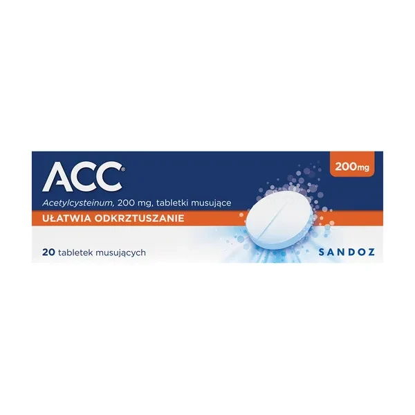 Acc 200 mg, tabletki musujące, 20 szt