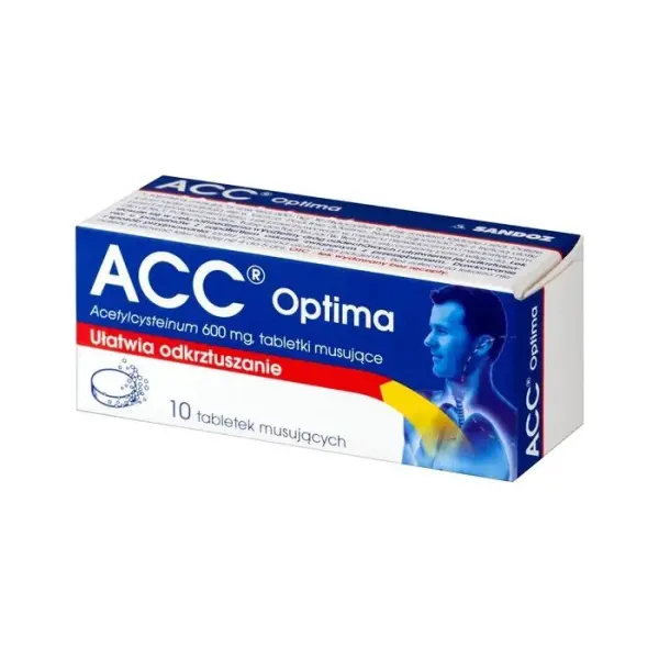 ACC optima 600 mg 10 tabletek